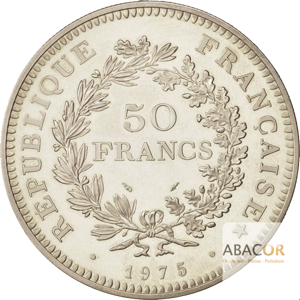 Achat Pièce Argent 50 Francs Hercule