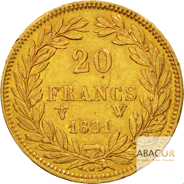 20 Francs Or Louis Philippe Ier Tête Nue