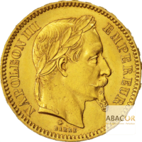 20 Francs Napoléon III Tête Laurée