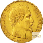 20 Francs pièces d'or Napoléon III Tête Nue