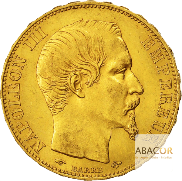 20 Francs Or Napoléon III Tête Nue