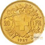pièces d'or Suisse