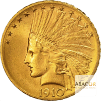 10 Dollars Or (1908-1933) Tête d'Indien In God We Trust