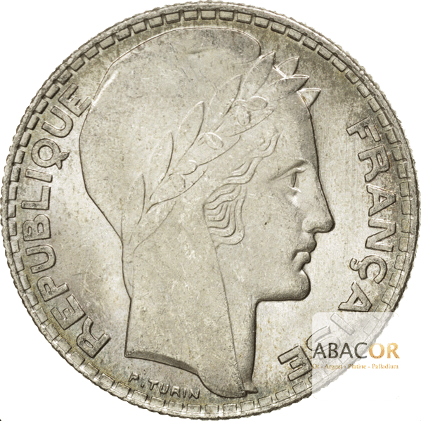 10 Francs Argent Turin