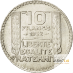 Broche Ancienne En Argent Massif - Pièce De 10 Francs Turin 1930 Montée - Occasion