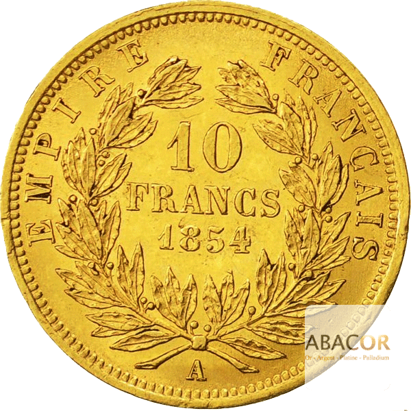 10 Francs Or Napoléon III Tête Nue