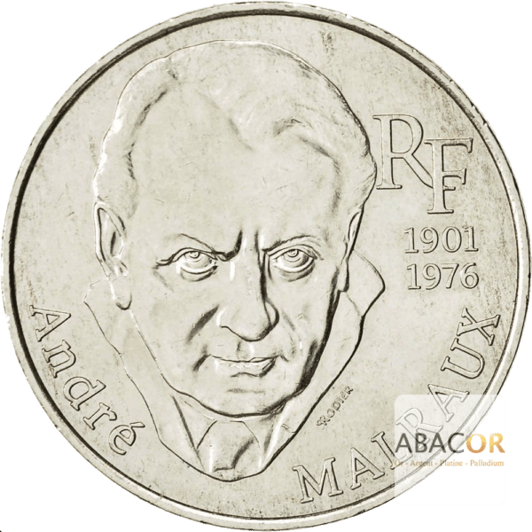 100 Francs Argent André Malraux