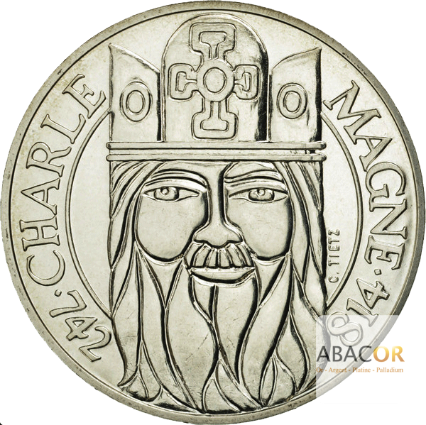 100 Francs Argent Charlemagne