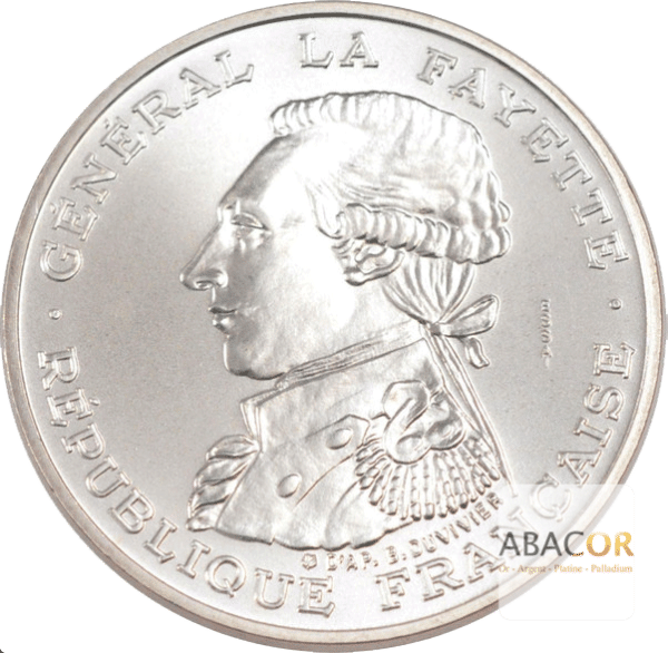 100 Francs Argent Egalité - La Fayette
