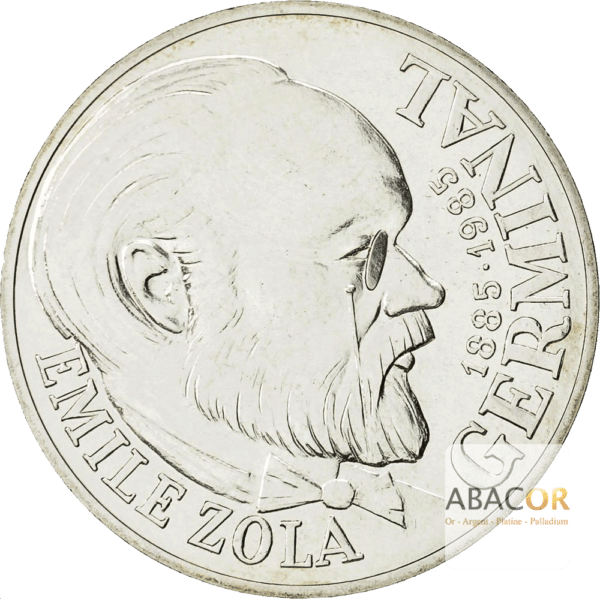 100 Francs Argent Emile Zola