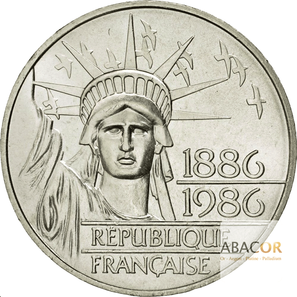 100 Francs Argent Liberté  Cours et Cotation  Achat & Vente au