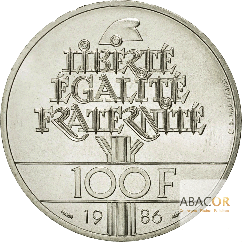 Achat Pièce Argent 100 Francs