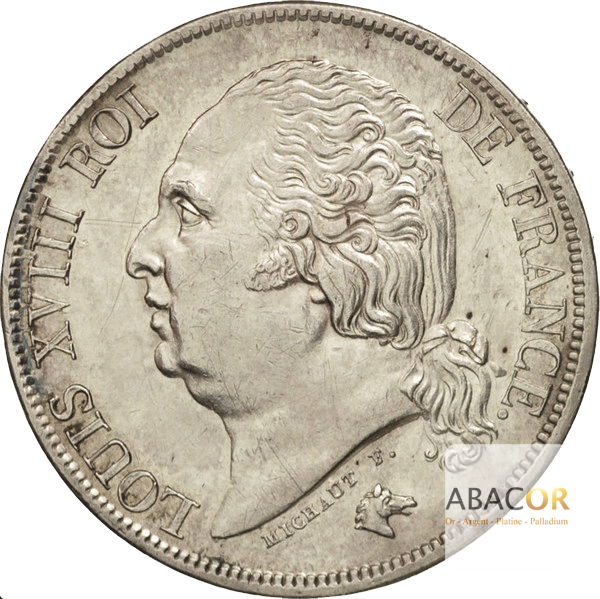 2 Francs Argent Louis XVIII