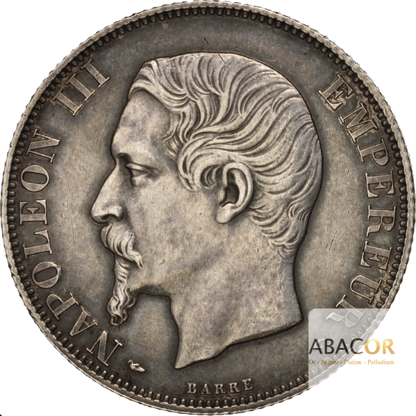 2 Francs Argent Napoléon III Tête Nue