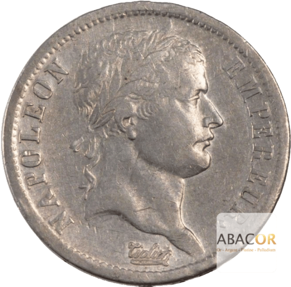 2 Francs Argent Napoléon Ier Lauré Revers Empire