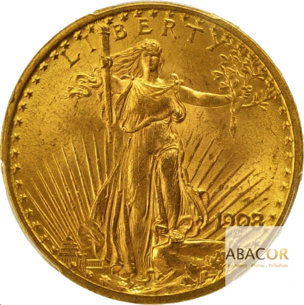 20 Dollars Or (1907-1908) Saint-Gaudens