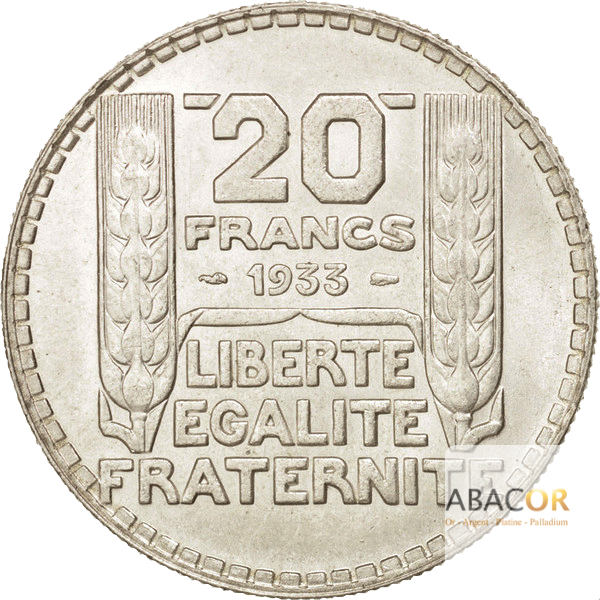 20 Francs Argent Turin
