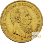 20 Mark Or Friedrich III Prusse