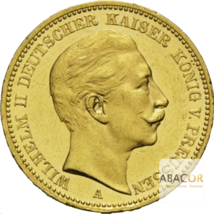 20 Mark Or Wilhelm II Prusse