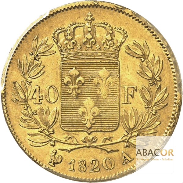 40 Francs Or Louis XVIII
