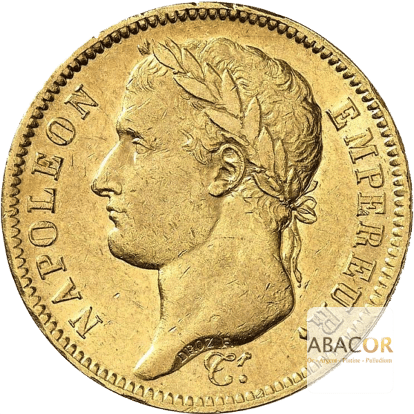 40 Francs Or Napoléon Tête Laurée Empire Français