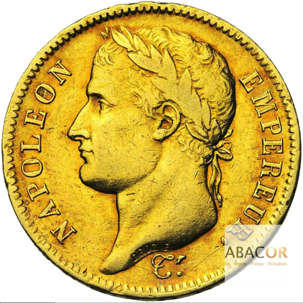 40 Francs Or Napoléon Tête Laurée République Française
