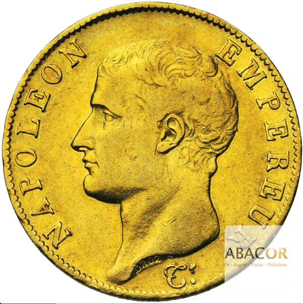 40 Francs Or Napoléon Tête Nue 1806
