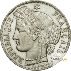 5 Francs Argent Cérès IIème République