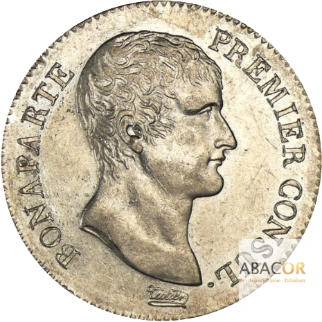 5 Francs Argent Napoléon Ier An 12