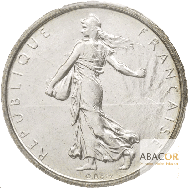 prix 5 francs argent