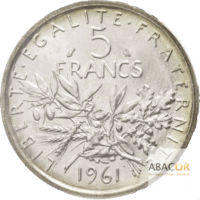 5 Francs Argent Semeuse