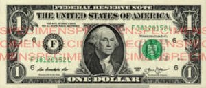 Billet 1 Dollar Etats-Unis USD