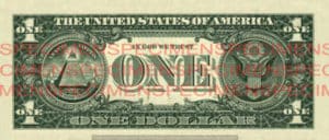 Billet 1 Dollar Etats-Unis USD