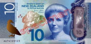 Billet 10 Dollar Nouvelle Zelande NZD Serie 7 recto