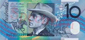 Billet 10 Dollar Australien AUD I recto