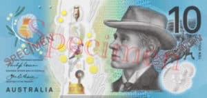 Billet 10 Dollar Australien AUD II recto