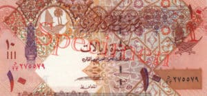 Billet 10 Riyal Qatar QAR recto