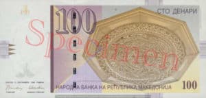 Billet 100 Denari Macedoine MKD 1996 recto
