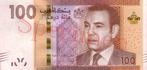 Billet 100 Dirhams Maroc MAD 2012 recto