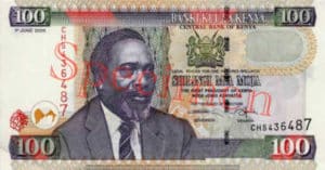 Billet 100 Shilling Kenya KES 2004 recto