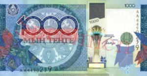 Billet 1000 Tenge Kazakstan KZT 2010 recto