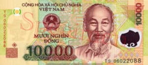 Billet 10000 Dong Vietnam VND recto