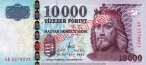 Billet 10000 Forint Hongrie HUF 2008 recto