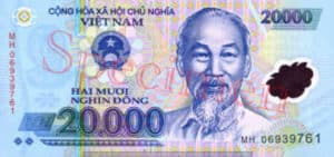 Billet 20000 Dong Vietnam VND recto