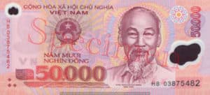 Billet 50000 Dong Vietnam VND recto