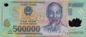 Billet 500000 Dong Vietnam VND recto