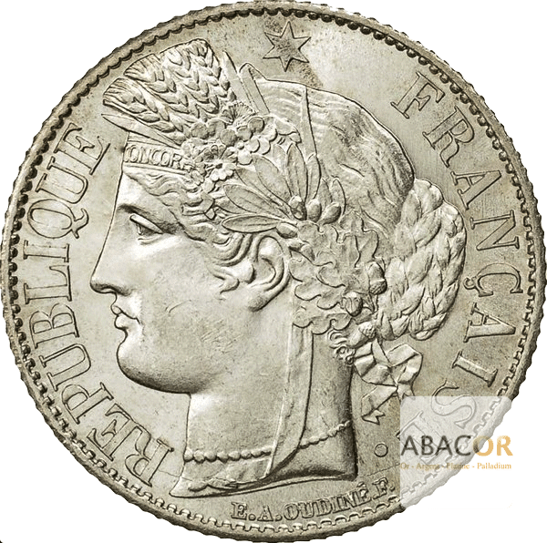 1 Franc Argent Cérès IIIème République