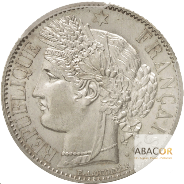 1 Franc Argent Cérès IIème République