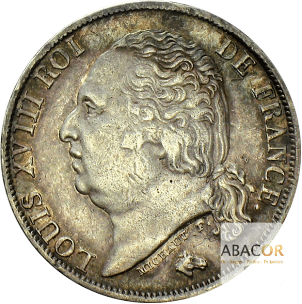 1 Franc Argent Louis XVIII