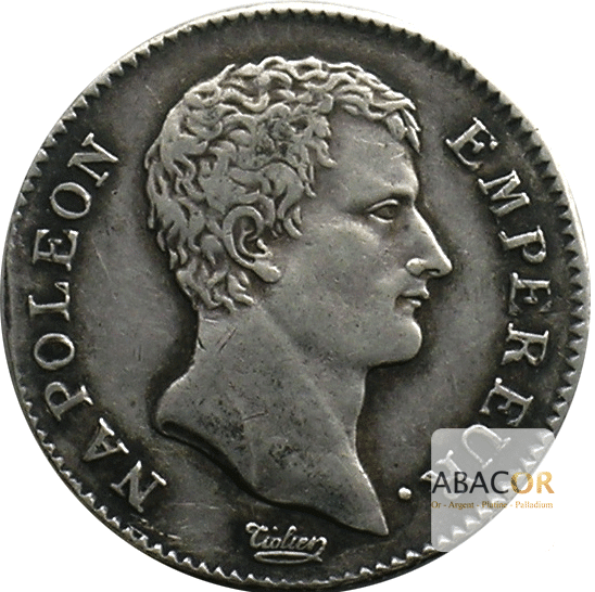 1 Franc Argent Napoléon Empereur 1806 - 1807